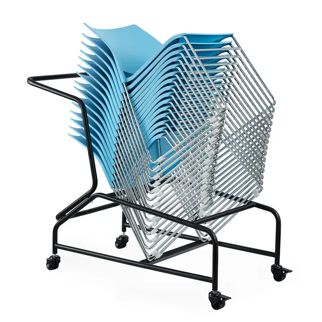 Stackable chairs for multifunctional spaces