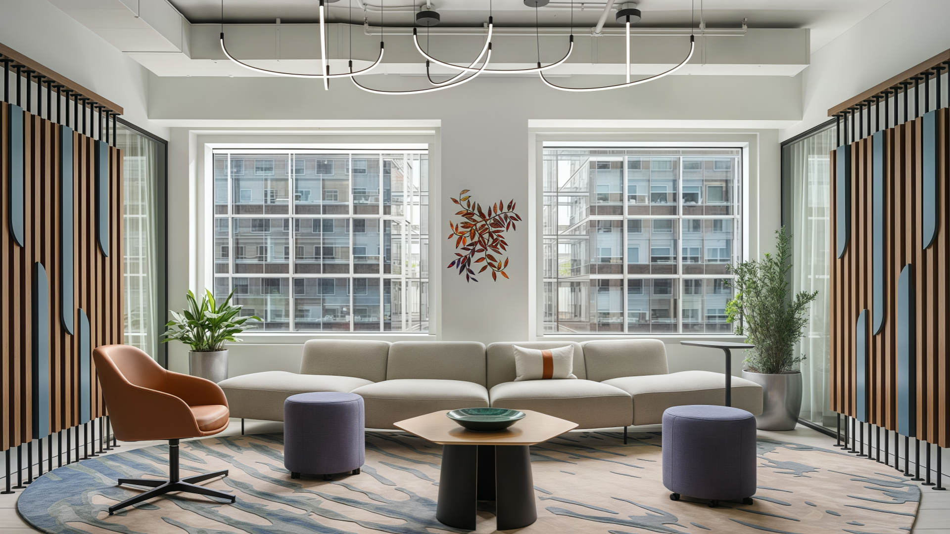 Reception and client lounge design Reception and client lounge design