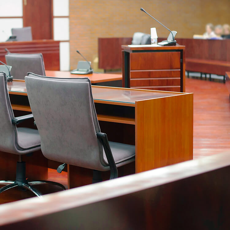 courtroom furniture