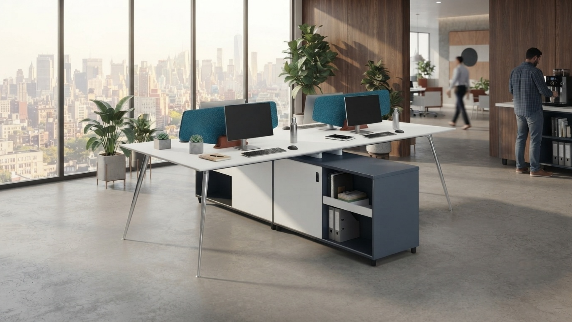 modular workstation for 4 (7) modular workstation for 4 (7)