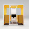 HongYe Office Pods in White for 5-Person Meetings
