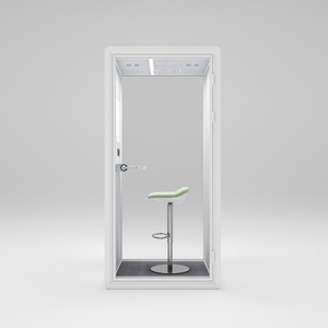 HongYe White Office Phone Booth for Single Person Privacy Space