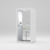 HongYe White Office Phone Booth for Single Person Privacy Space