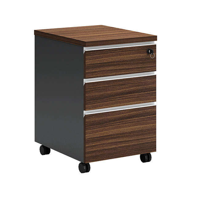 Narrow Mobile Filing Pedestal with 3 Drawers