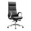 JUEDU Office black Leather Chair Luxury revolving high back Chair