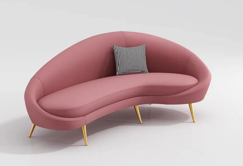 Comfortable Modular Leather Lounge Sofa
