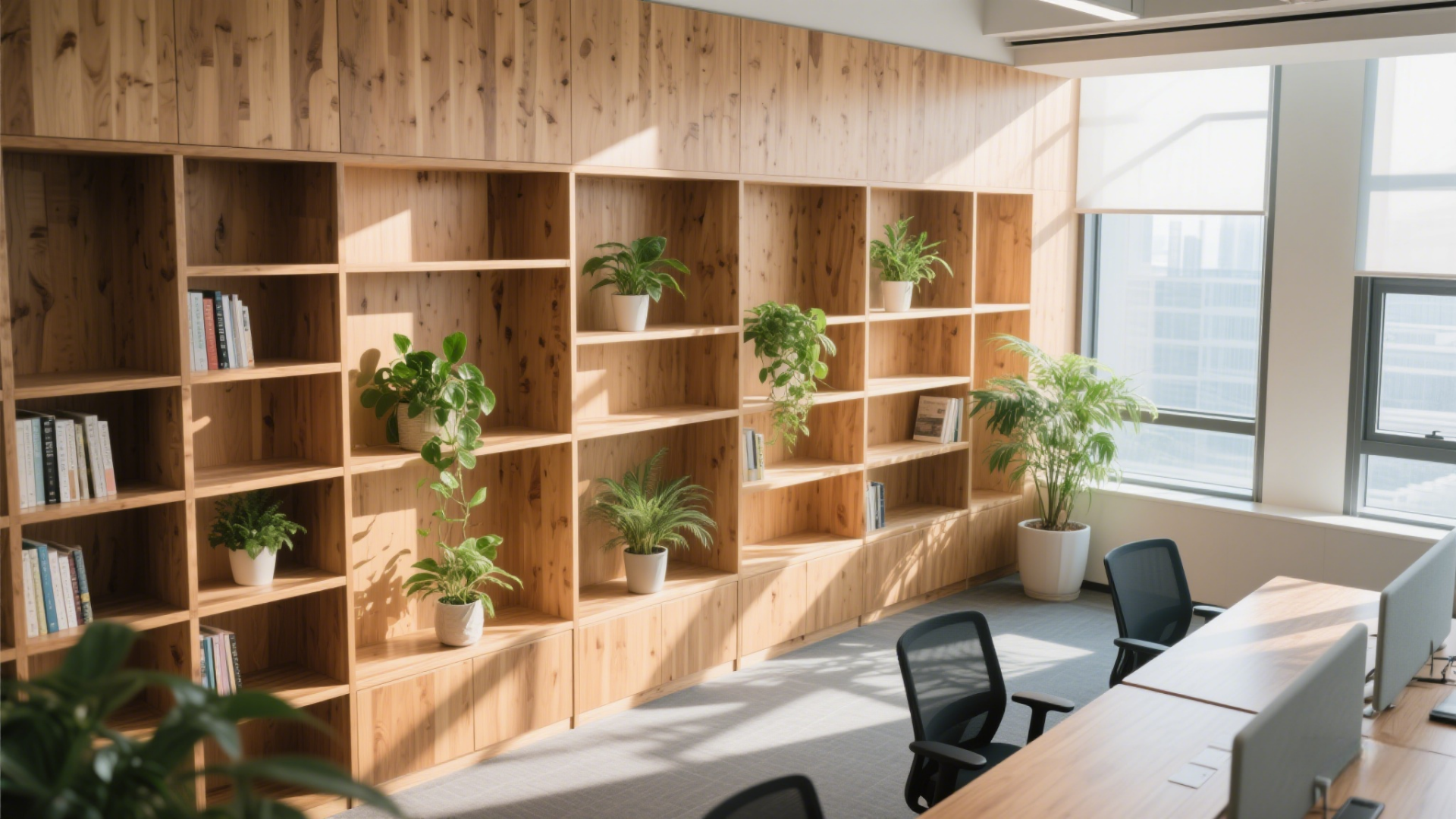 wooden office furniture