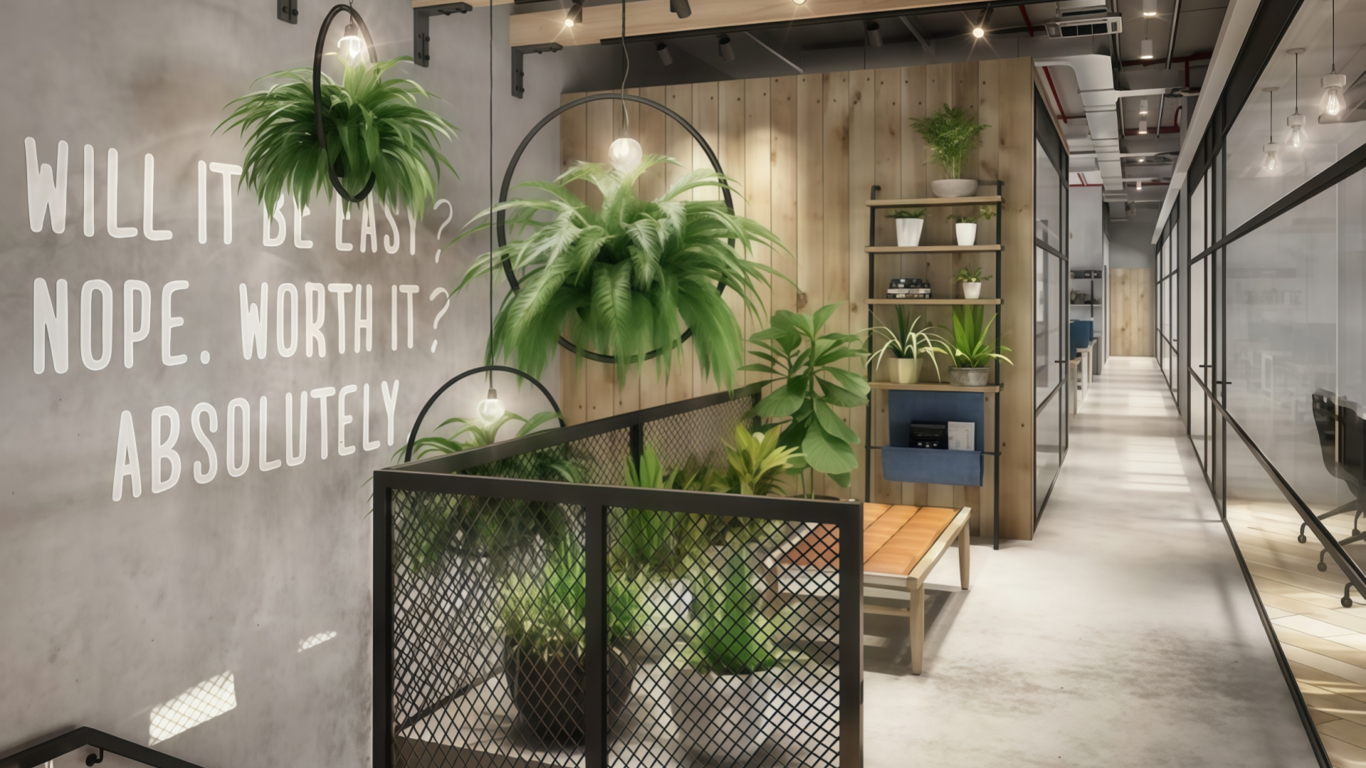 Office Styling with Plants And Furniture: Create A Space That Inspires