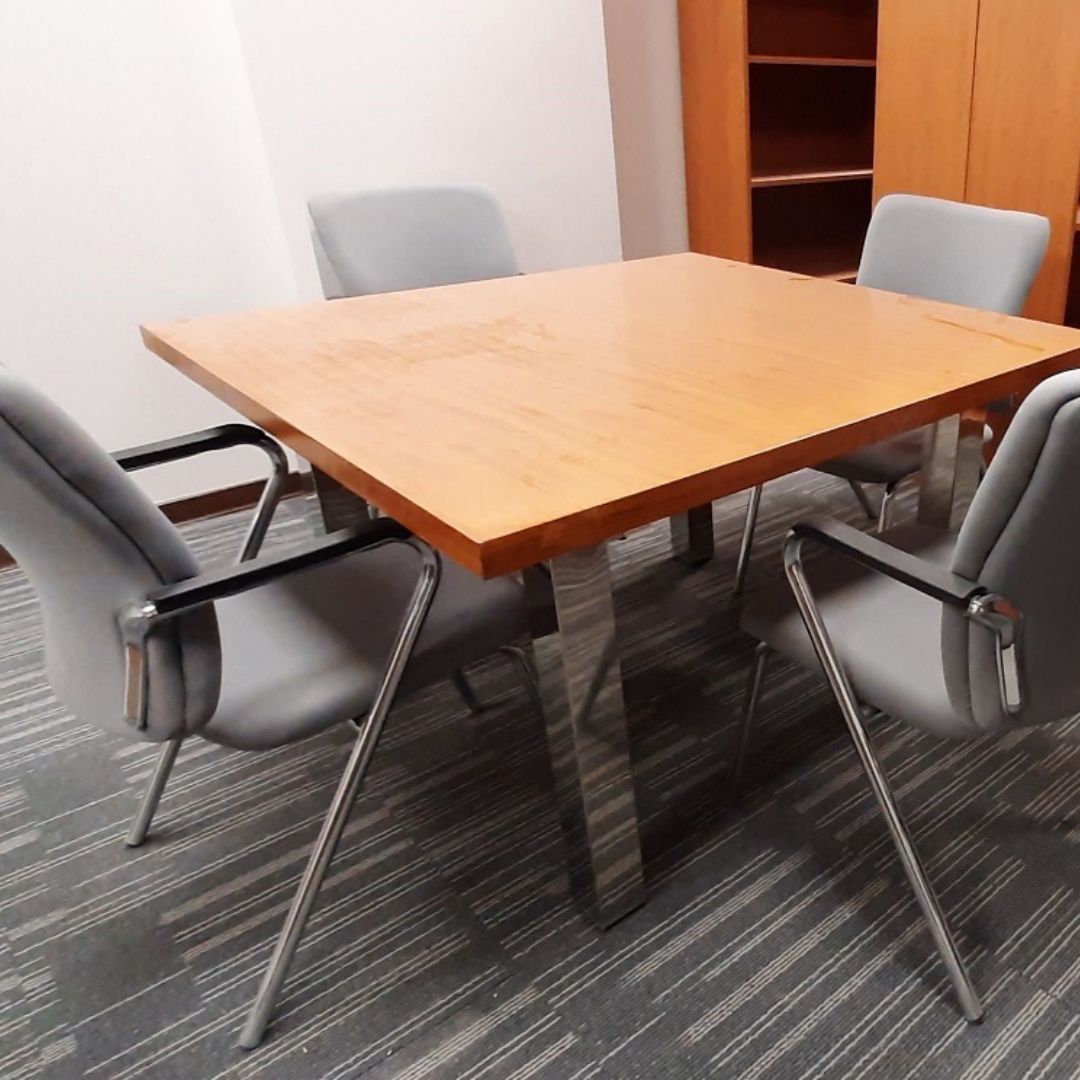 Library Reading Tables and Chairs_副本