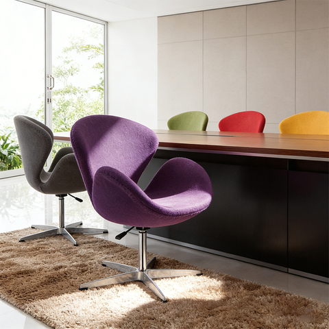  Arne Jacobsen Designer Swan Chair Lounge Reception Office Furniture