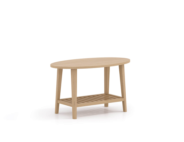 Wooden Modern Waiting Room Side Table