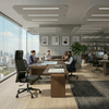 Ergonomic Executive Office Desk Chair with Padded Headrest