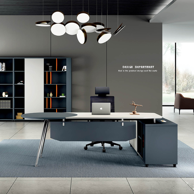 Office Furniture L Shaped Executive Desk Set