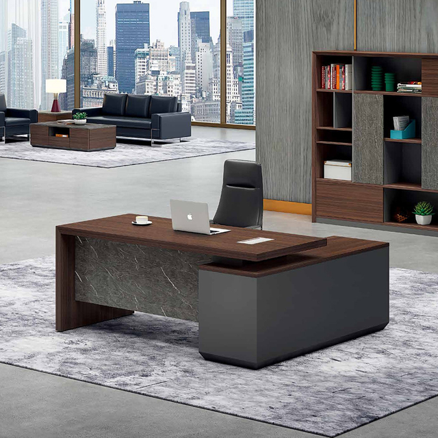 JIANGNAN CHARMET Series Executive Desk | W1600*D1600*H760(mm) | W2600*D2200*H760(mm)