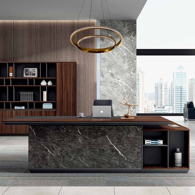 Luxury And Modern L Shaped Executive Desk