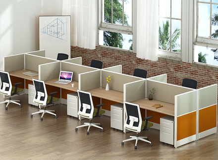 8 Person Office Cubicle