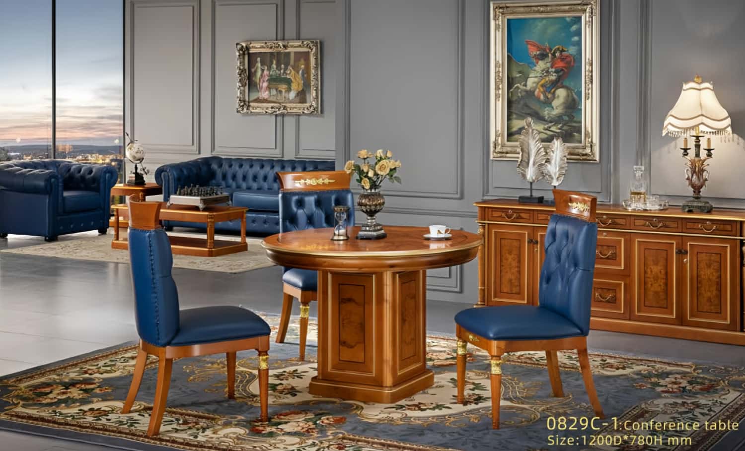 Middle Eastern Style Classic Vintage Hotel Villa Cafe Coffee Tea Table