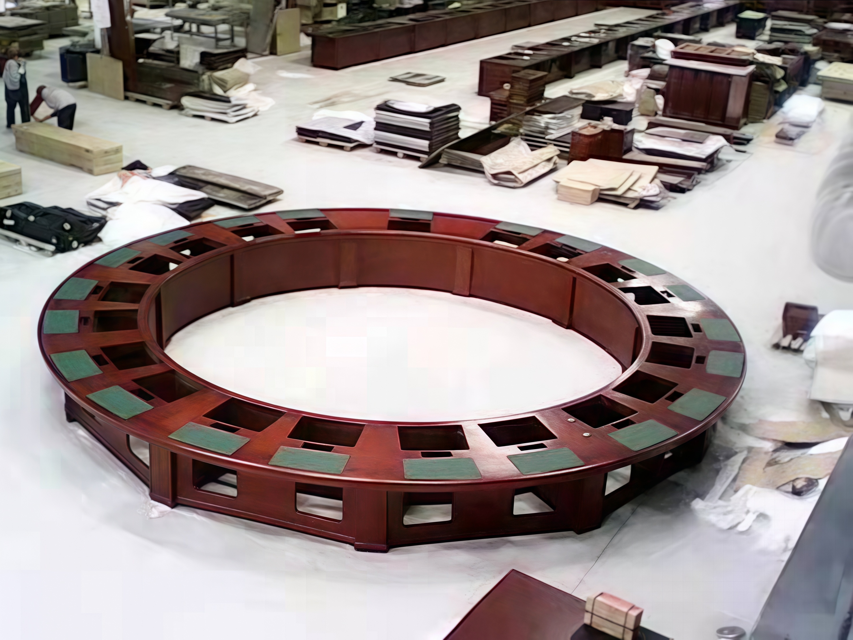 鸿业刚果金总统府同声传译系统家具19