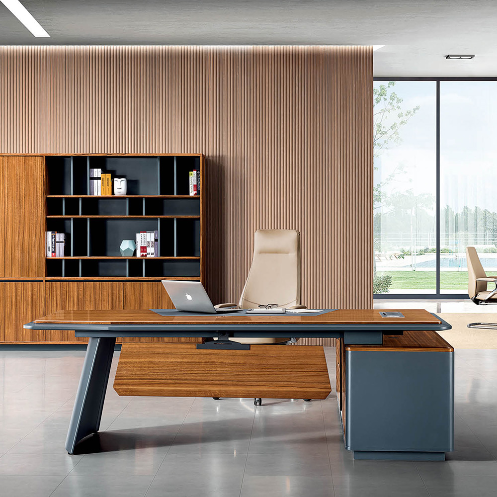 Luxury Modern Wooden Office Executive Desk with Drawers