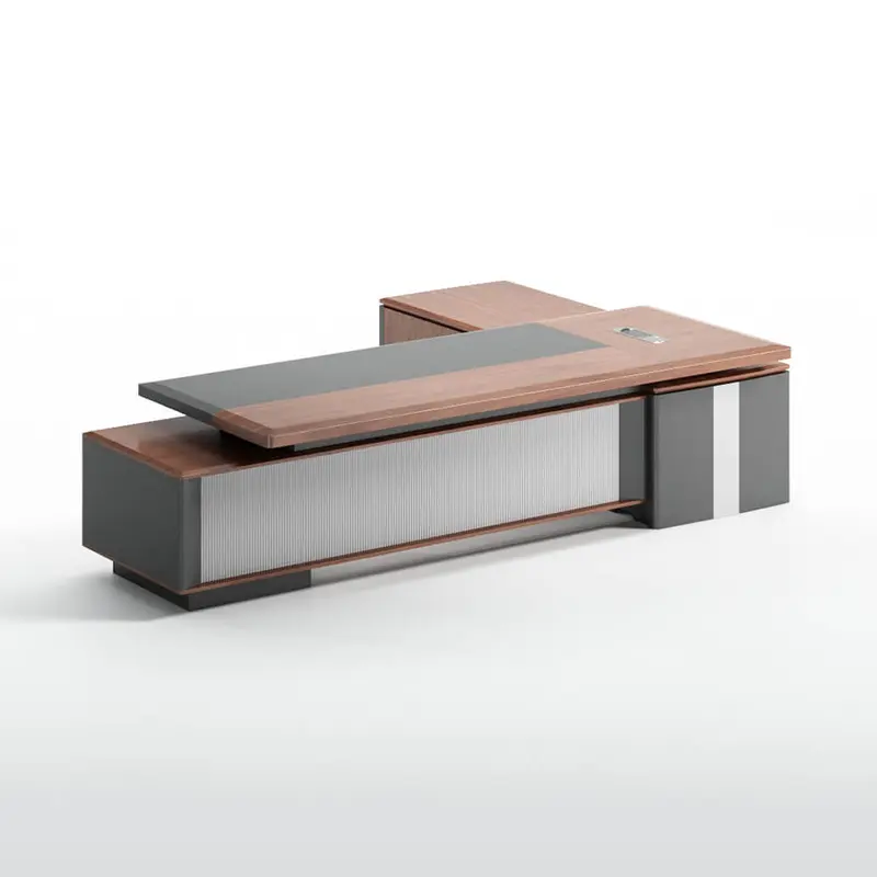 Luxury Modern Wooden Office Executive Desk with Storage