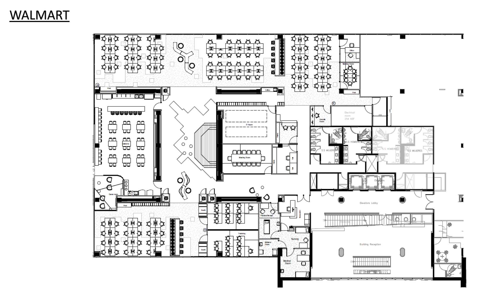 wal-mart floor plan