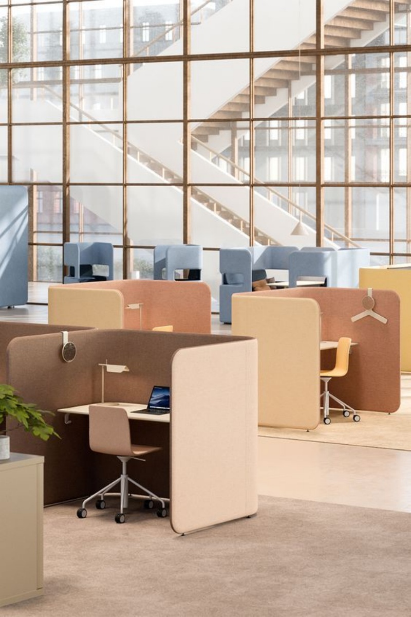 colourful Office Cubicles