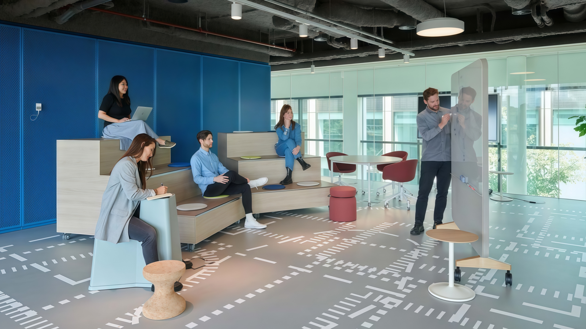 Office design ideas for collaborative workspaces