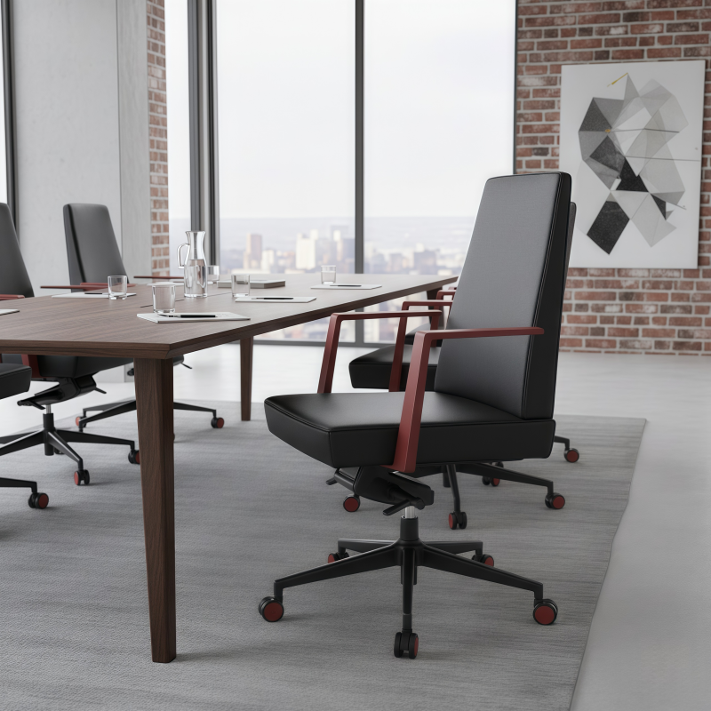 Premium Executive Meeting Chair with Silent Wheels