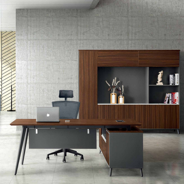 JIANGNAN LAMANDO Series Executive Desk | W2200*D2000*H750(mm) | W2000*D1800*H750(mm)