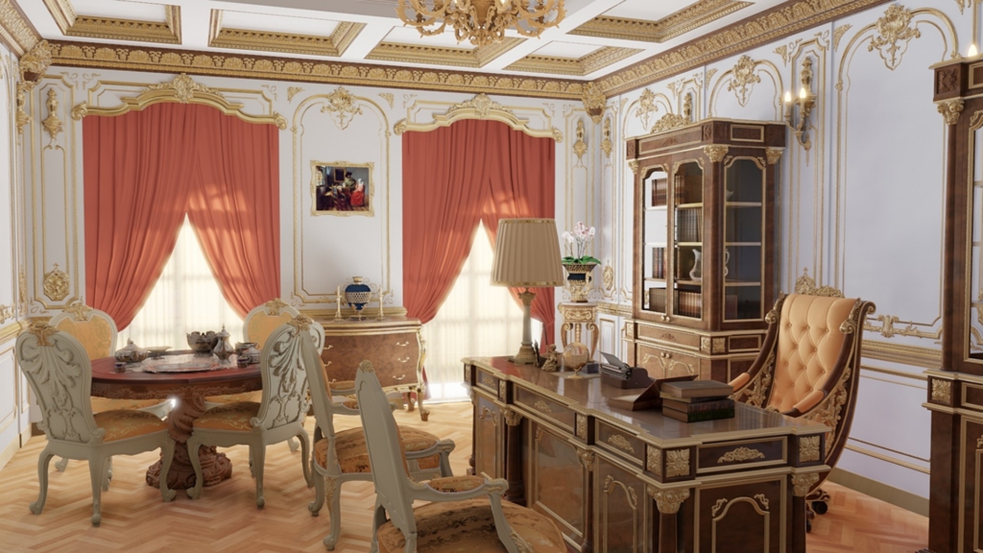 Baroque office furniture