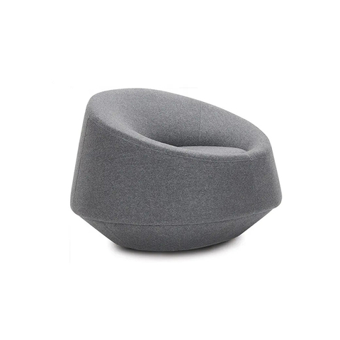 Leisure Chairs Round Single Sofa Lazy Upholstered Chair Office Lobby Furniture