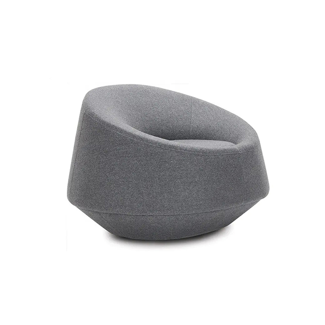 Leisure Chairs Round Single Sofa Lazy Upholstered Chair Office Lobby Furniture