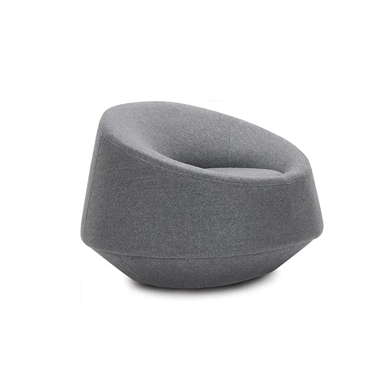 Leisure Chairs Round Single Sofa Lazy Upholstered Chair Office Lobby Furniture