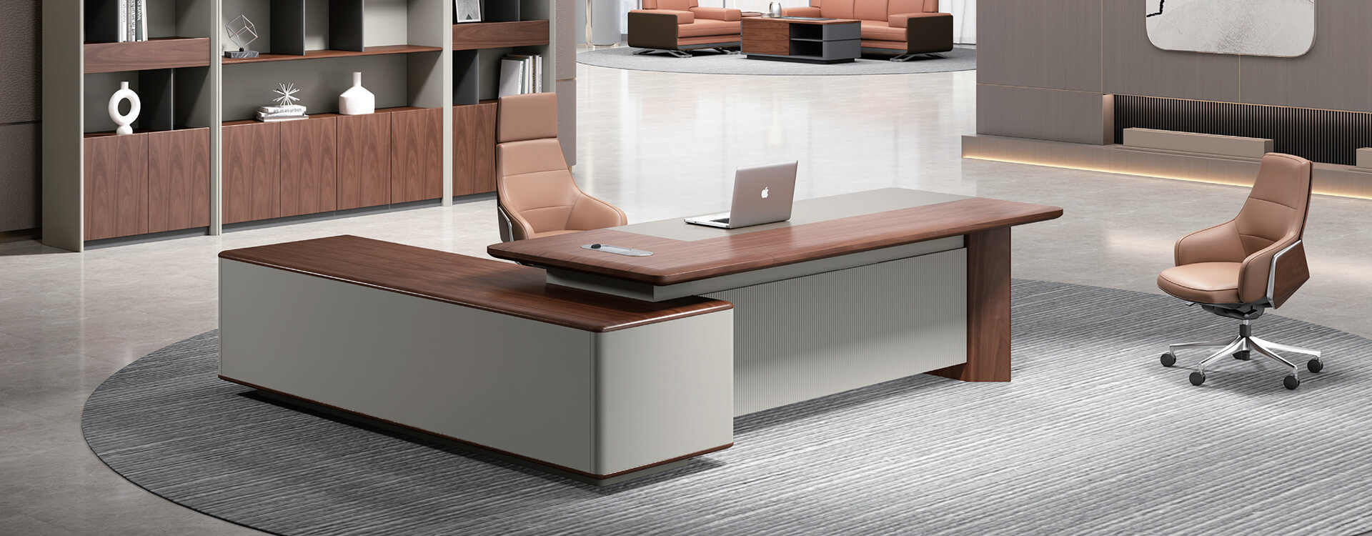 Mosca series modern design executive desk