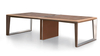 Luxury Modern Wooden Conference Room Table with Leather