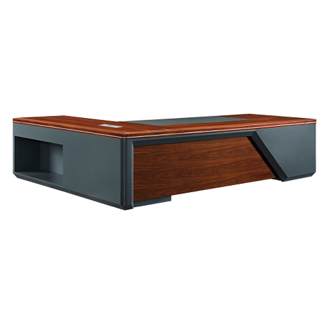 Executive Desk With Leather Inlay   SY D0132 D 460 460 