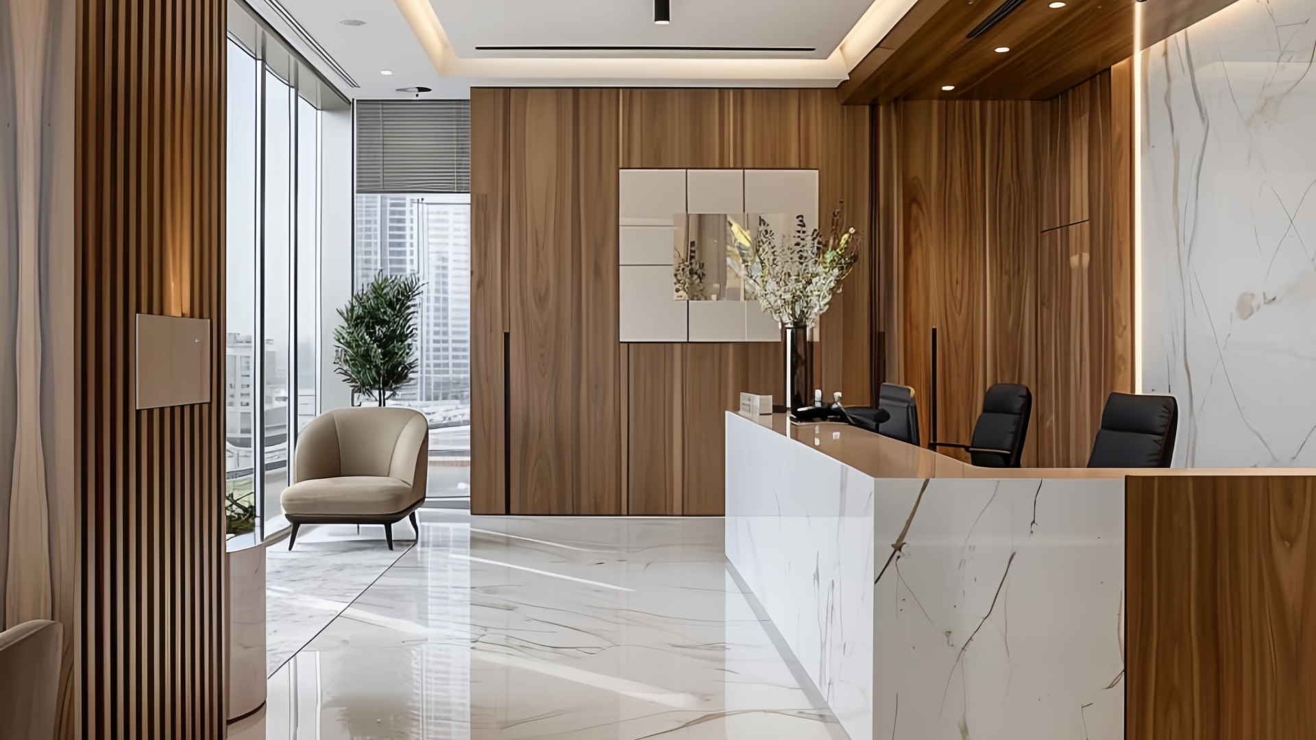 reception area