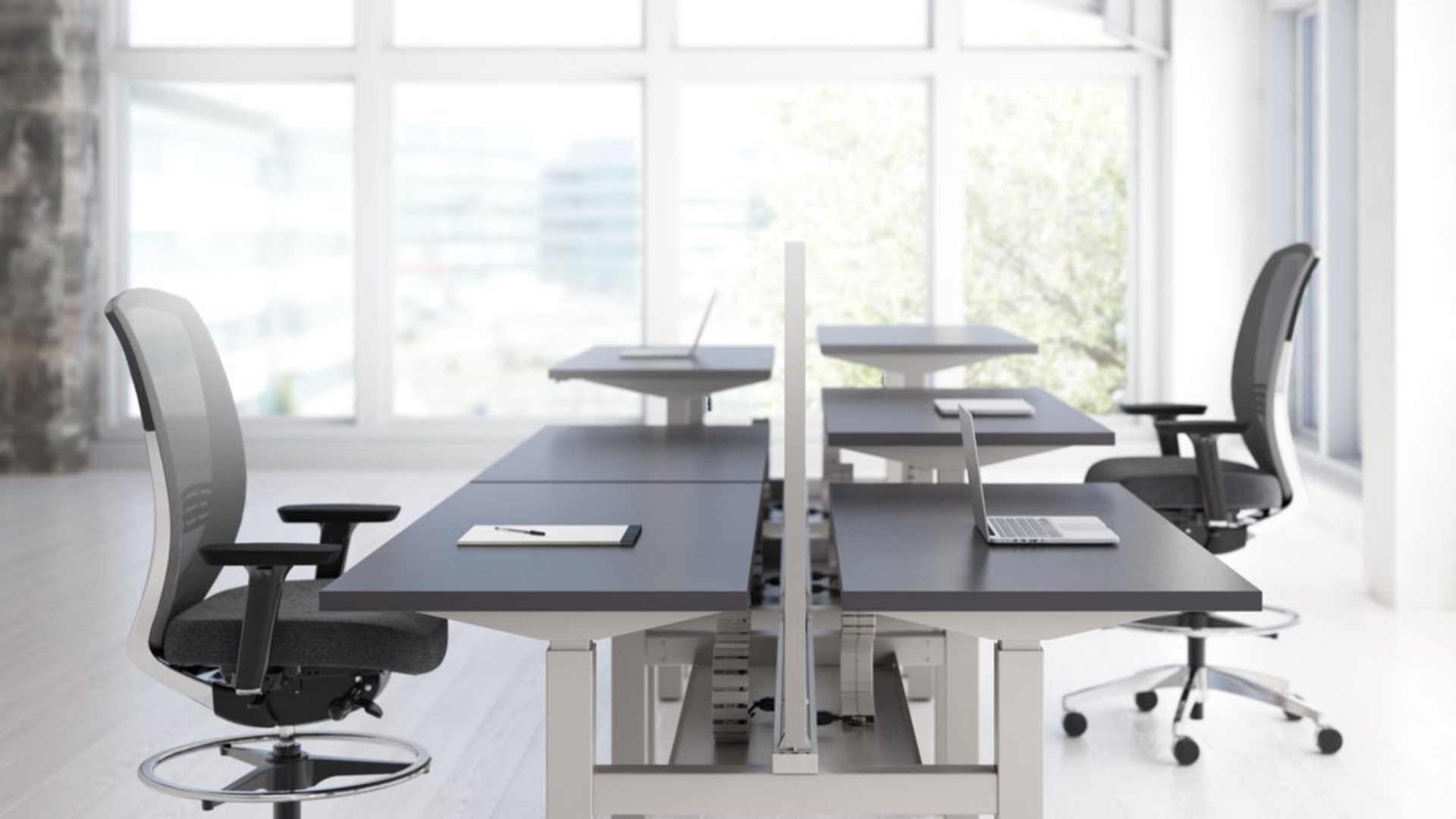 office lighting and furniture synergy