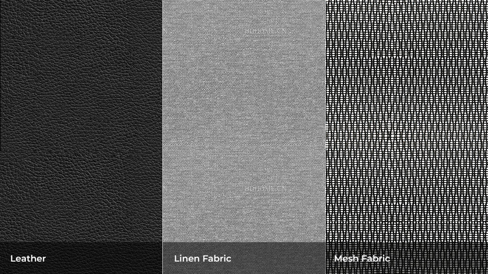 andaseat-leather-vs-linen-fabric-vs-mesh-gaming-chair