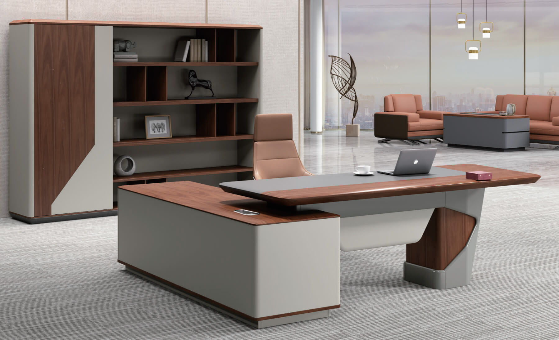 Mosca series executive desk