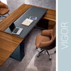 Modern Executive L Shaped Office Desk