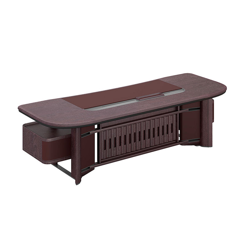 Luxury Modern Executive Leather Office Desk