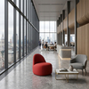 Mitt Lounge Chair Single Sofa by Harry Washington Design