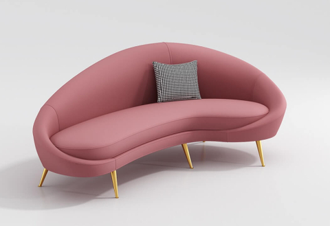 Comfortable Modular Leather Lounge Sofa