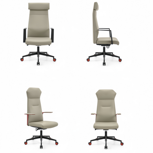 High Back Executive Office Chair with Headrest