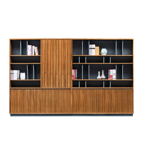 Wooden Large Bookshelves with Drawers