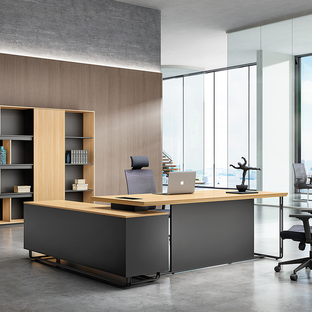 JIANGNAN VERO Series Executive Desk | W2000*D2000*H750(mm) | W1600*D700*H750(mm)