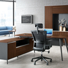 JIANGNAN LAMANDO Series Executive Desk | W2200*D2000*H750(mm) | W2000*D1800*H750(mm)