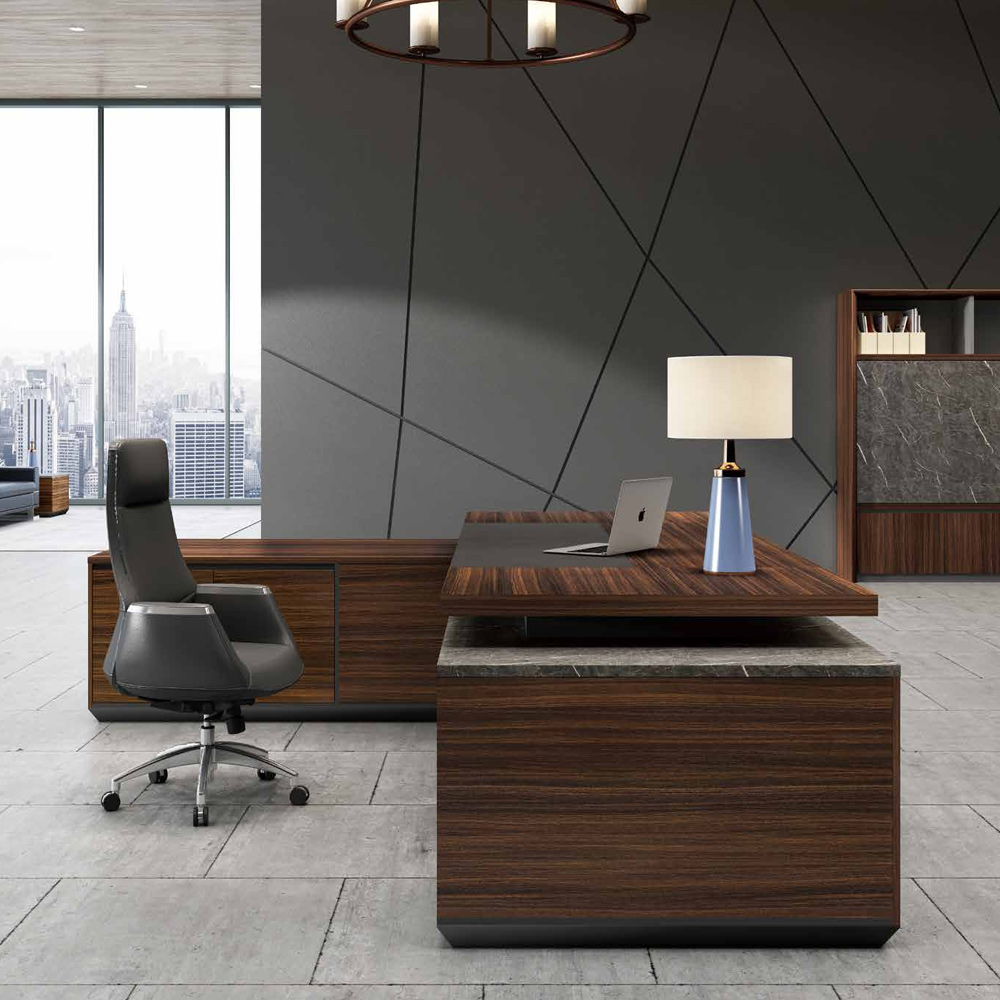 JIANGNAN CHARMET Series Executive Desk | W2800*D2400*H760(mm) | W3200*D2400*H760(mm)
