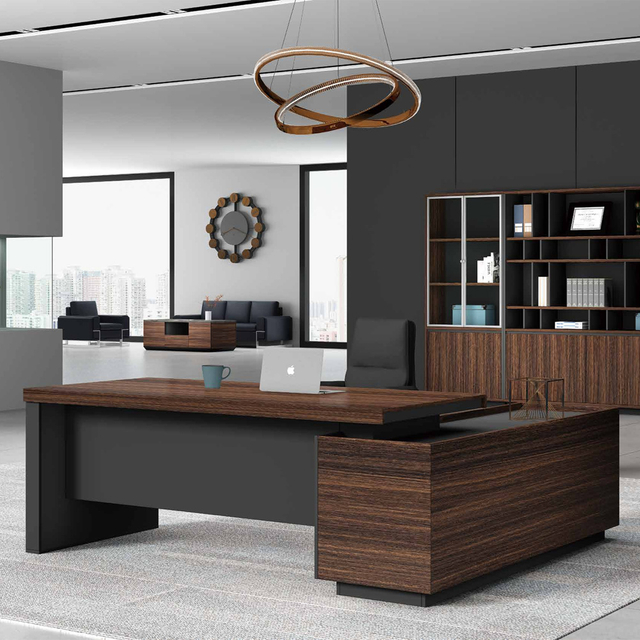 JIANGNAN KOBE Series Executive Desk | W1800*D1800*H760(mm) | W3200*D2400*H760(mm)